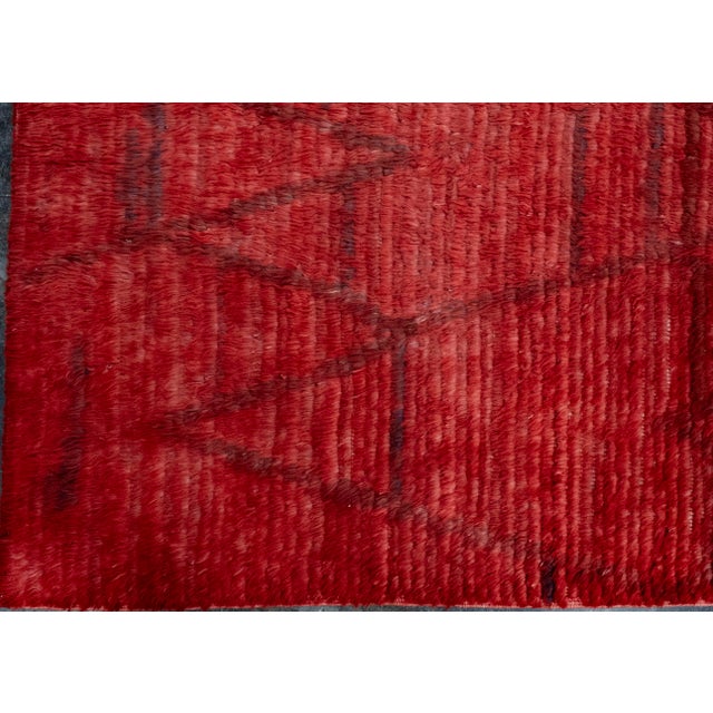 Turkish Tulu Handmade Rug 9'11" x 13'10" #18545 For Sale - Image 4 of 8