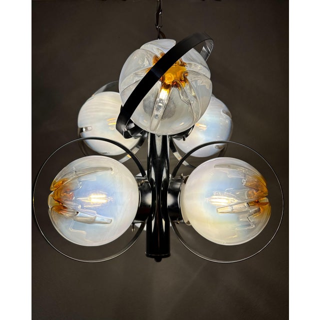 Vintage Sputnik Light from Mazegga, 1970s For Sale - Image 13 of 17