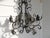 Black Monumental Vintage Black Wrought Iron Wall Candelabra For Sale - Image 8 of 10