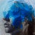 Abstract Storm by Josh Sorrell | Oil on Panel Abstract figure with blue accents in a muted background. For Sale - Image 3 of 5