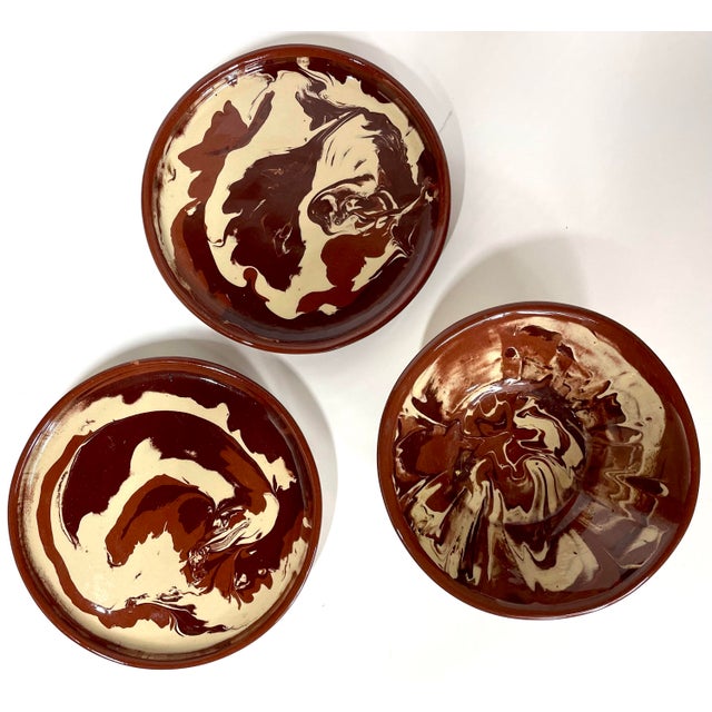 Vintage Pottery Clays in Calico Cardwell Montana Bowl and Plates Set 3