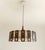 Scandinavian Teak and Fabric Pendant Light, 1960 For Sale - Image 6 of 11