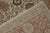 Beige Antique Persian Tabriz Rug in an All Over Orange,Off White,Brown Floral Pattern For Sale - Image 8 of 8