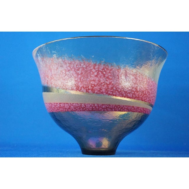 Large Murano Glass Vase and Saucer, 1970s, Set of 2 For Sale - Image 17 of 18