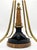 Metal Neoclassical Style Brass Chandelier With Marbleized Obelisk & Turtle Sculpture For Sale - Image 7 of 7