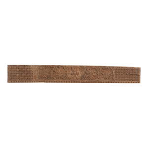 Floral Moorish Fusion Indian Carved Lintel