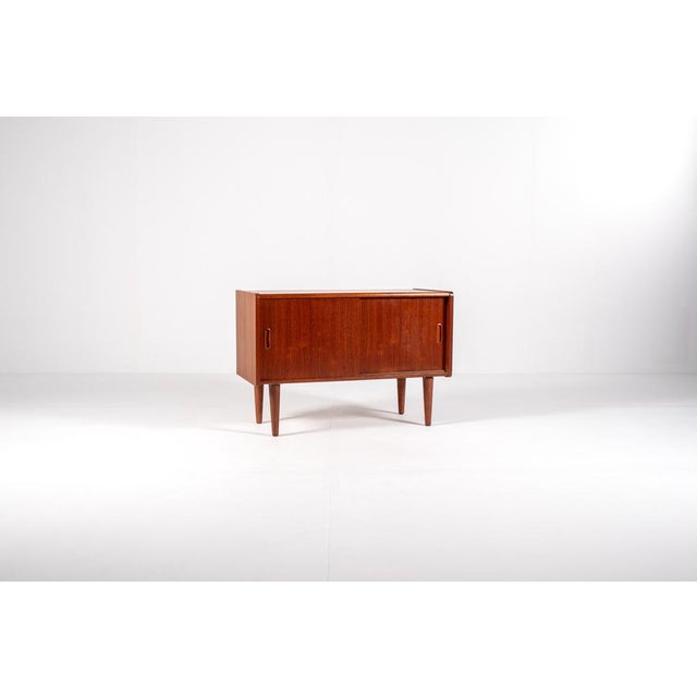 Wood Mid-Century Modern Scandinavian Teak Sideboard, 1960s For Sale - Image 7 of 15
