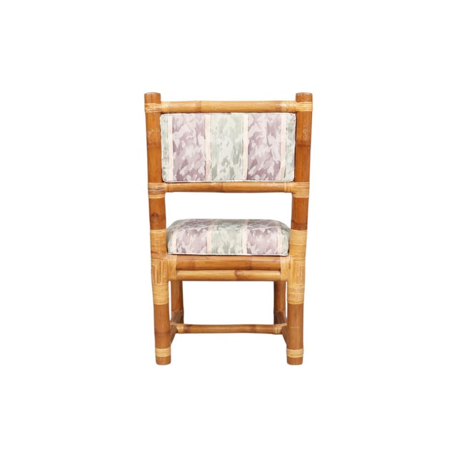 1970s Elephant Bamboo Dining Chairs, Set of 4 For Sale - Image 5 of 10