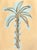Abstract original palm tree painting on Kraft paper with dimensions of 8 1/2” x 11”. By Charleston based artist, Haley...