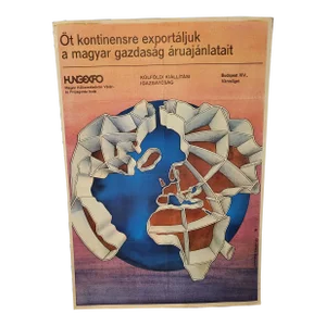 1978 Hungarian Foreign Trade Expo Poster