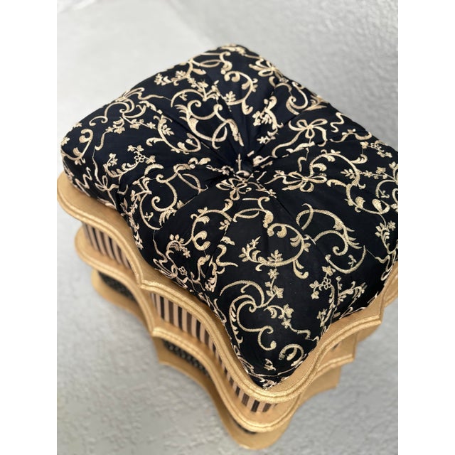 Decorative Vintage Footstool For Sale - Image 10 of 13