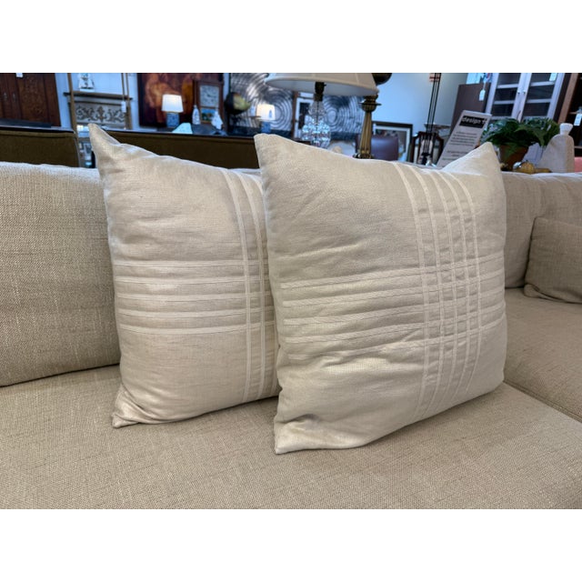 Design Plus Gallery presents a Pair of Reflection Throw Pillows by Thom Filicia for Eastern Accents. The pillows feature a...