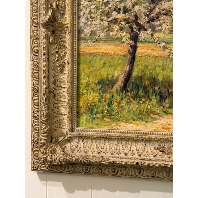 French Country 19th Century Oil Painting For Sale - Image 3 of 8