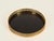 Round Tray in 24k Gold-Plated Brass and Tortoiseshell Acrylic Glass from Dior, Italy, 1970s For Sale - Image 11 of 13