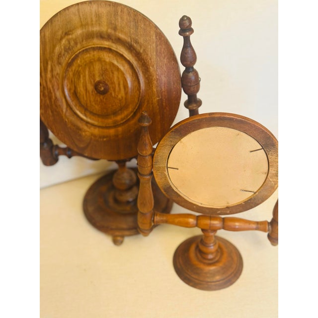Late 19th Century Antique Table Top Mirrors, a Set For Sale - Image 5 of 5