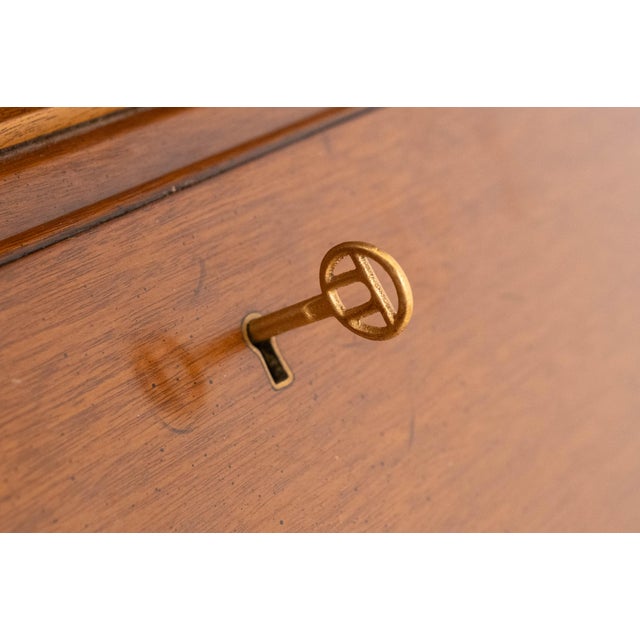 Biggs Ball & Claw Chippendale Mahogany Secretary Desk For Sale - Image 9 of 18