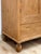 Antique European Pine Wardrobe Two Door Armoire Turned Feet, Natural Wood For Sale - Image 9 of 17