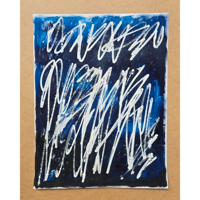 Writings No. 6 is an original abstract painting by Diane Grant, exploring gesture, movement, rhythm, and the expressive...