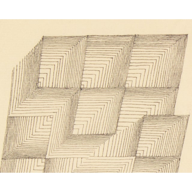 Contemporary 1966 Abstract Ink Drawing by William Itter For Sale - Image 3 of 7