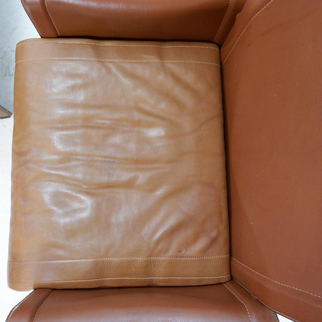 Brown Korium Dining Chairs by Tito Agnoli for Matteo Grassi, 1970s, Set of 2 For Sale - Image 8 of 13