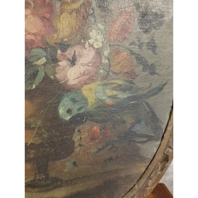 18th Century Italian Floral Painting For Sale - Image 10 of 12