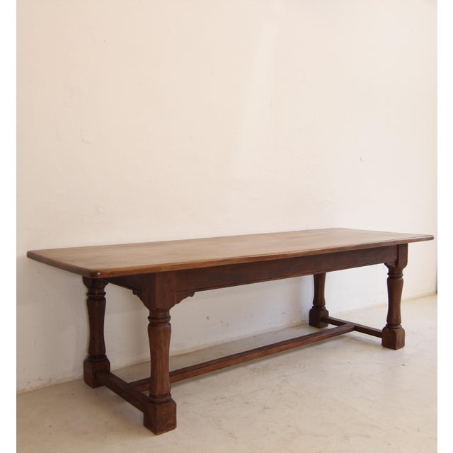 Large Oak Dining Table, 1920s For Sale - Image 11 of 18