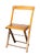 Vintage Beech Bar Back Folding Chair, 1960s For Sale