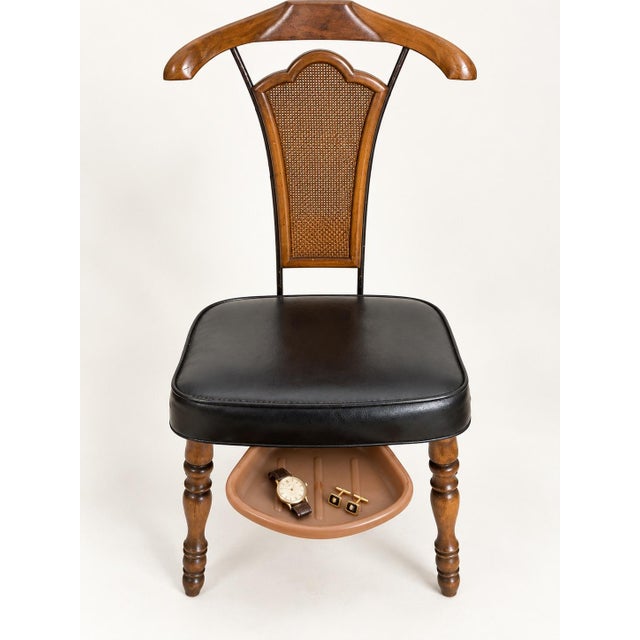 A distinctive vintage gentleman’s valet chair manufactured by Babcock-Phillips, a division of Dart Industries, in...
