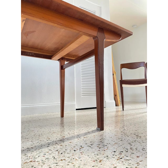 Mid 20th Century French Extendable Dining Table For Sale In Miami - Image 6 of 13