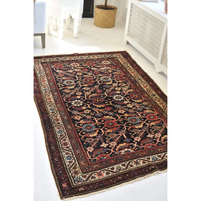 1930s Herati Persian Rug, 4.2 x 6.6 For Sale - Image 4 of 11