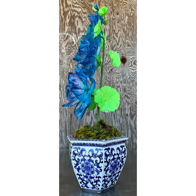 Contemporary Hand-Rolled Paper Flowers For Sale In West Palm - Image 6 of 11