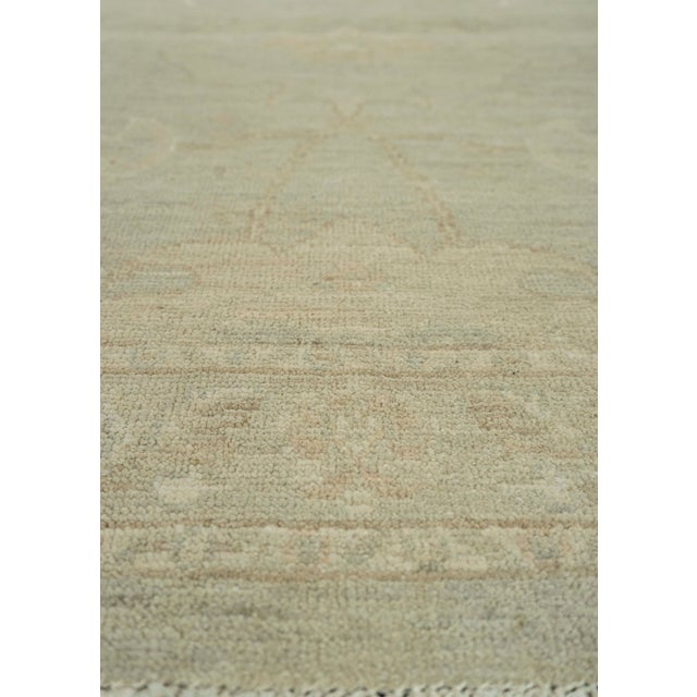 Turkish Oushak Rug 3'1 x 4'11" #21335 For Sale - Image 3 of 8