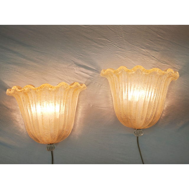 Murano Glass Wall Lamps by Aureliano Toso, Italy, 1980s, Set of 11 For Sale - Image 10 of 18