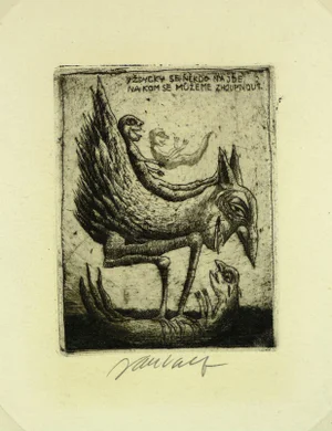 Surrealist Fantasy Creatures Print