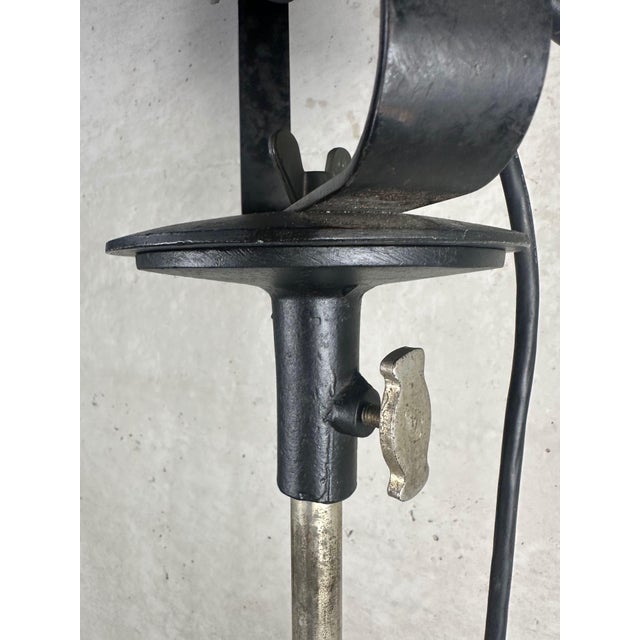 Black Vintage Theater Spot Lights from Cremer Paris, 1950s, Set of 2 For Sale - Image 8 of 17