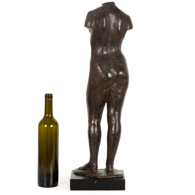 American Modernist Sculpture “Standing Female” by Floyd Tennison Dewitt For Sale - Image 6 of 18