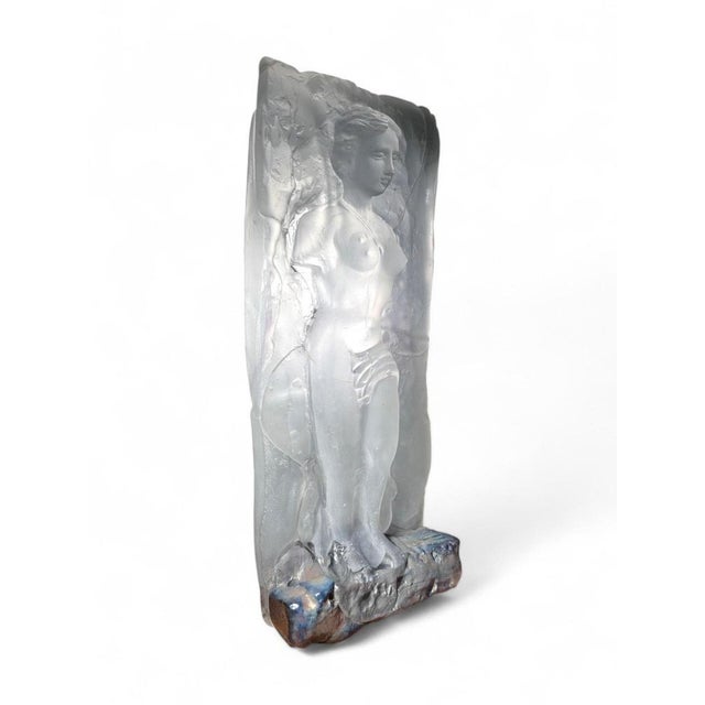 Important Signed Glass Sculpture by Jean Claude Novaro For Sale - Image 11 of 18
