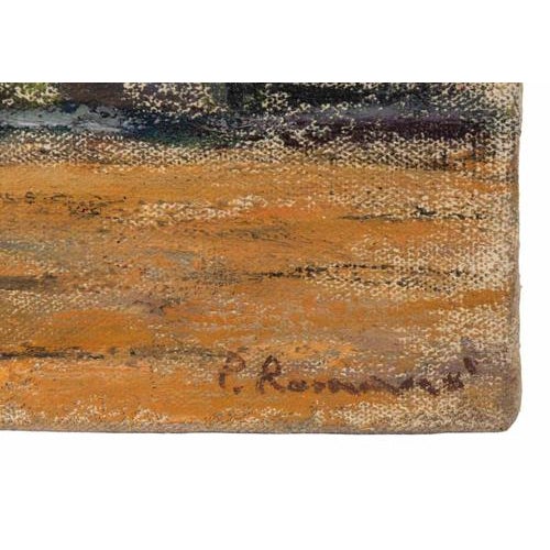 Pino Romanò, Boat, Oil Painting on Canvas, 1990s For Sale - Image 3 of 5