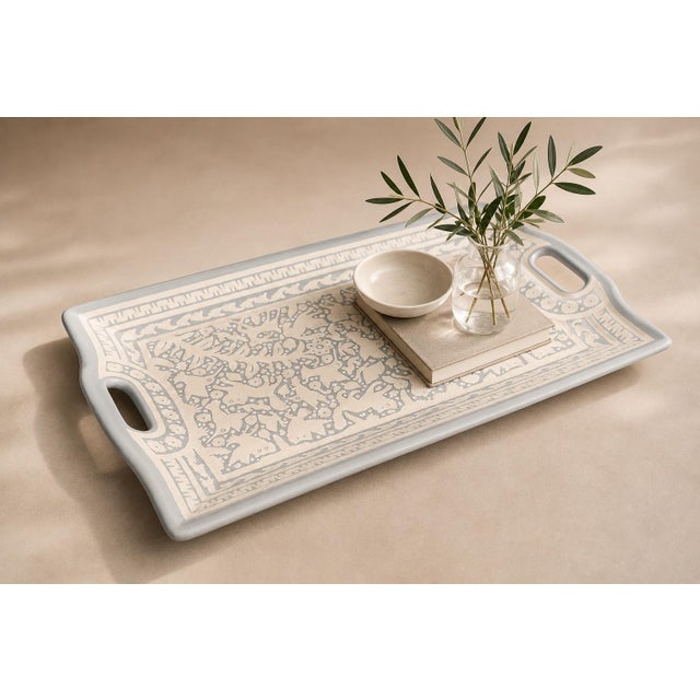 Large "Hummingbird" Decorative Tray, Lacquered Wood, Ensamble Artesano, 2024 For Sale - Image 11 of 12