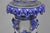 Antique German Westerwald Salt Glaze Stoneware Cobalt Blue Jardiniere & Pedestal For Sale - Image 10 of 18