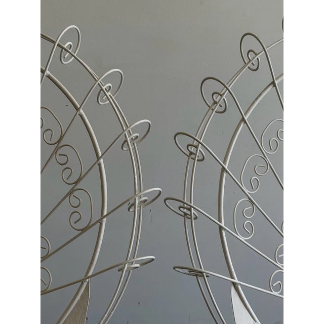1970s Salterini Style Iron Peacock Rocking Chair For Sale - Image 17 of 18