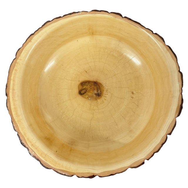 Turned Ash Wood Bowl For Sale In Chicago - Image 6 of 8