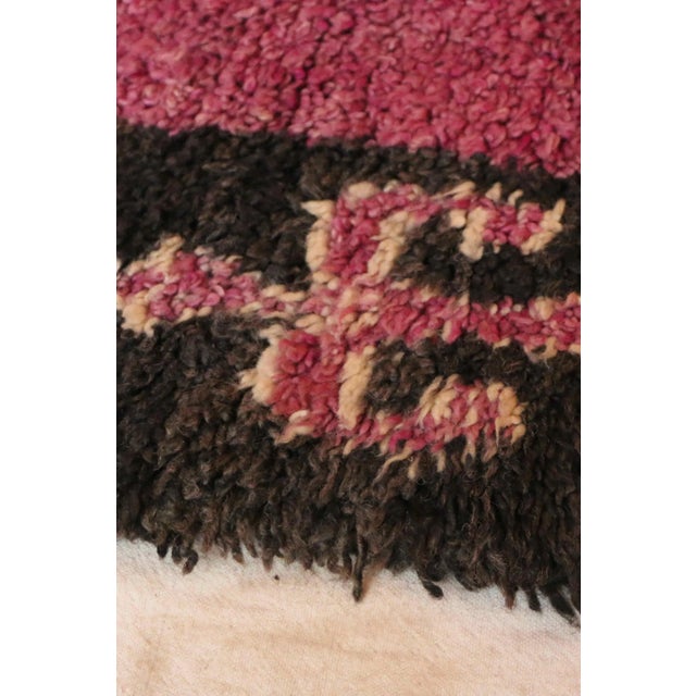 1980s Purple Moroccan Rug - 5'10" X 10'3" Ft For Sale - Image 5 of 6