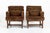Mid-Century Modern Pair of Mid-Century Brown Velvet Lounge Chairs Attributed to Edward Wormley, 1960s For Sale - Image 3 of 17