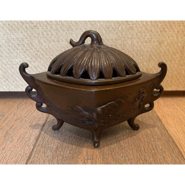 Rustic European Early 20th Century Rustic European Bronze Incense Burner For Sale - Image 3 of 8