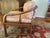 Asian Style Pair of Vintage Chinoiserie Chairs in Mozambique Wood For Sale - Image 4 of 17