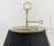 Mid 20th Century Vintage Chapman Brass and Lucite Pillar Table Lamp For Sale - Image 5 of 8