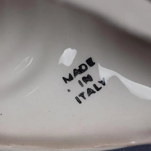 Vintage Multicolored Ceramic Sculpture of Peacocks, Italy, 1970s For Sale - Image 14 of 18