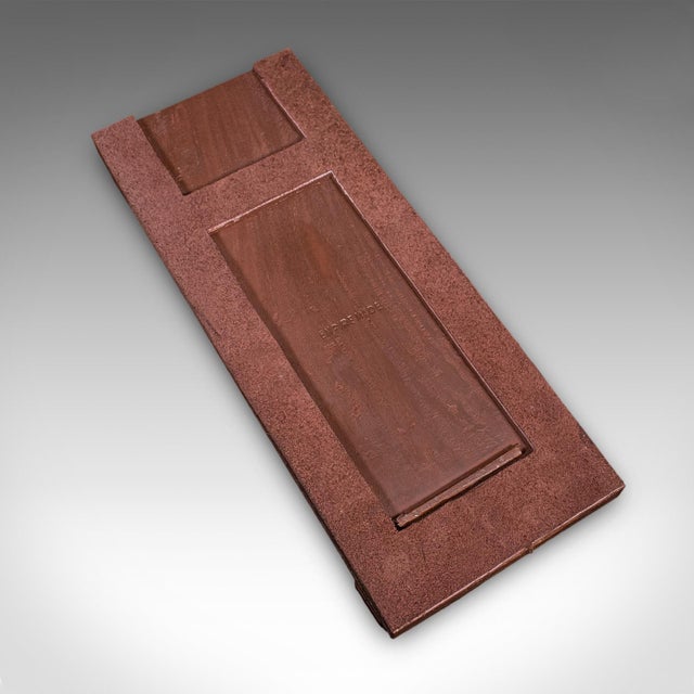 Vintage Carved Book Slide, Anglo Indian, Teak, Library Stand, Colonial, Art Deco For Sale - Image 10 of 11