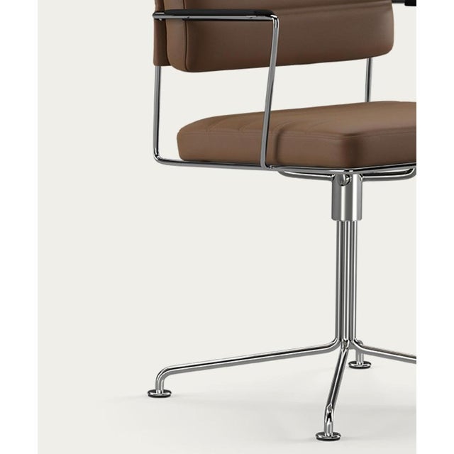 Black Time Chair in Chrome by Henrik Tengler For Sale - Image 8 of 13